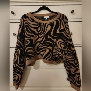 BP Black Lava Wave Crewneck Sweater